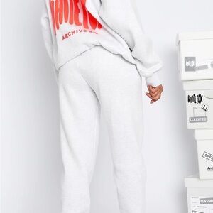 NWT- White Fox Grey Sweatpants - Size M